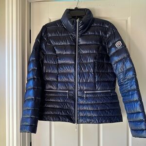 Beaumont Women's Navy Blue Down Coat Jacket Size US 14/UK 16 GreatUsed Condition